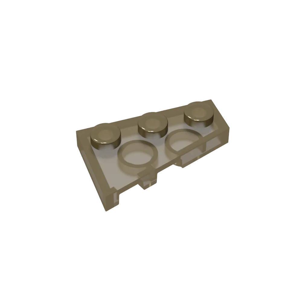 Gobricks GDS-547 Wedge Plate 3 x 2 Right | Compatible Building Block for DIY Creations detail view