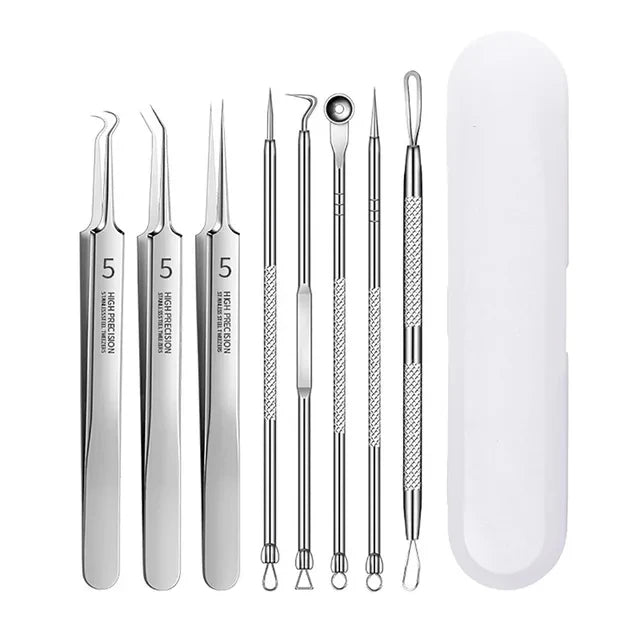 Ultra-Fine Blackhead Remover Tweezers | Precision Acne Extraction Tool lifestyle view