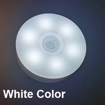 8LED Motion Sensor Night Light | USB Rechargeable Automatic Night Lamp for Bedroom detail view