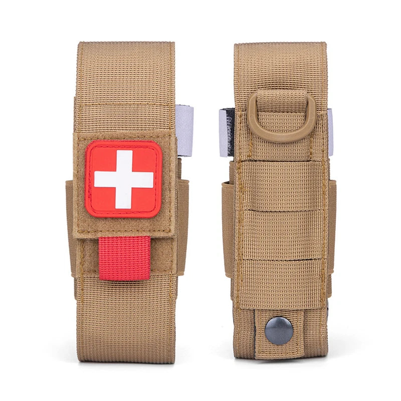 Outdoor Scissors Set Molle Tourniquet Storage Protective Bag | Rescue Survival Kit for H detail view