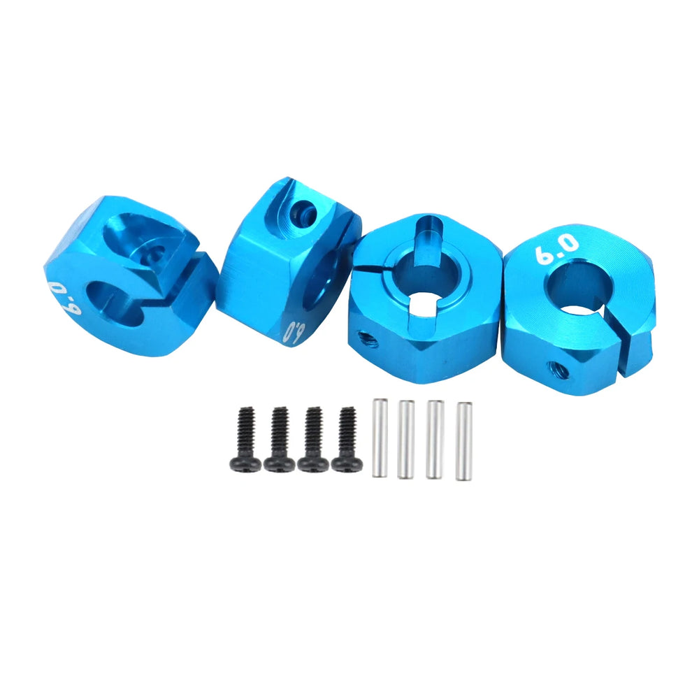 Aluminum 5/6/7/8/9/10/11/12mm Adapter Hex 12mm Drive Hub with Pin Screws for RC Aut additional angle