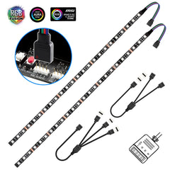 RGB Gaming LED Strip Splitter Kit | 12V Aura Sync for PC Case