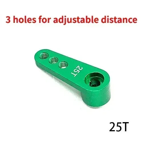 NEEBRC 25T Metal Servo Arm 3 Holes for 1/10 RC 12KG 7KG 21G 2KG Servo Car Boat Robot Wlt detail view