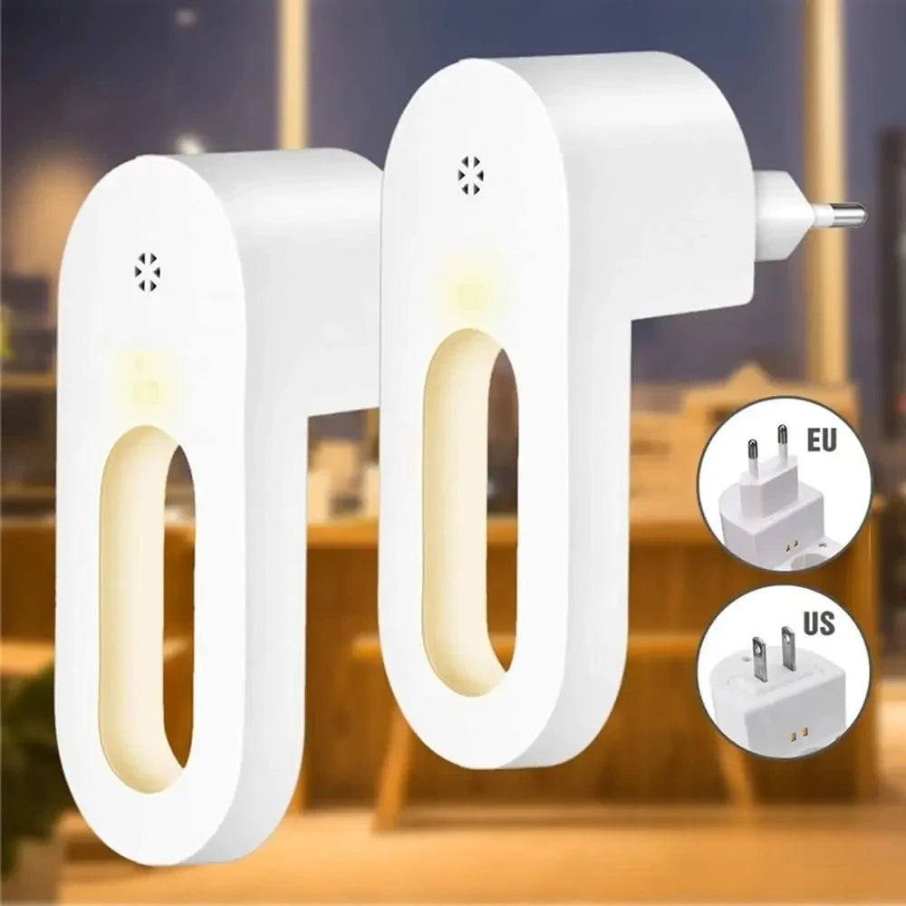LED Plug Night Light with Twilight Sensor | Energy Saving Wall Socket Lamp for Kids R lifestyle view