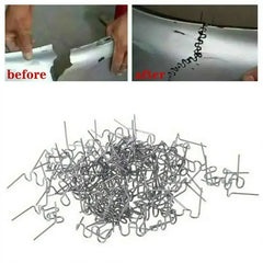 300Pcs Plastic Welder Hot Stapler Standard Pre-cut Corrugated Staples | Bumper Body Repa detail view