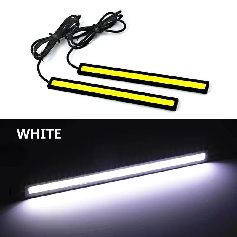 2pcs 17cm Waterproof COB LED Daytime Running Light Strips alternate view