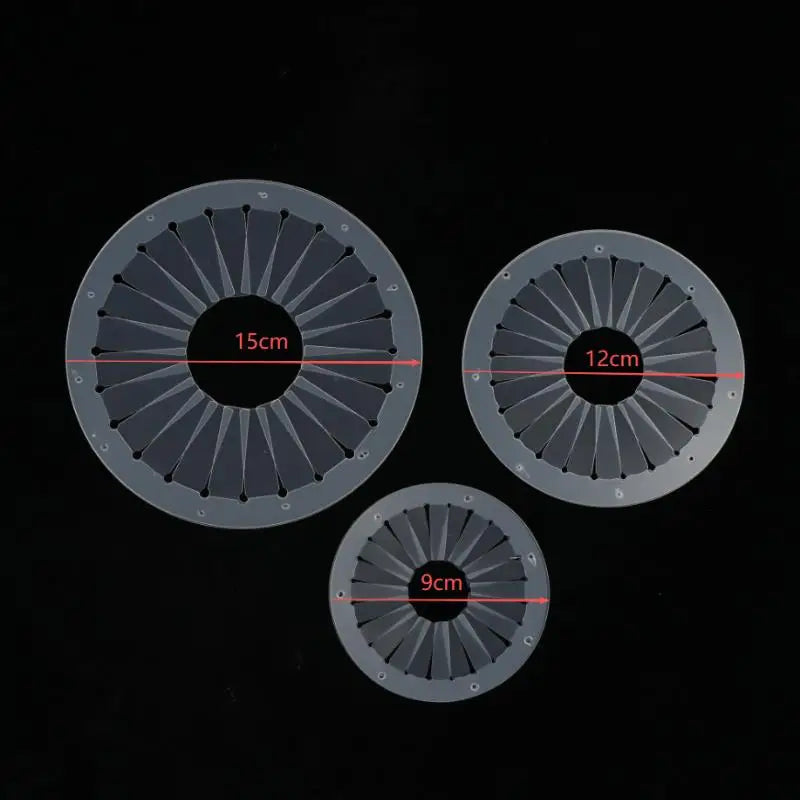 § 3Pcs/set Rosette Maker Patchwork Accessory Rose Maker Hobby Art for Beginners Rib additional angle