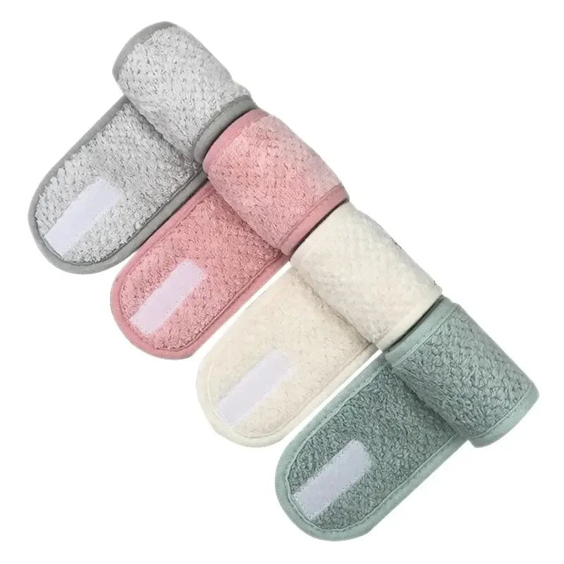 Adjustable Wide Hairband Non Slip Yoga Spa Bath Shower Makeup Wash Face Cosmetic Head lifestyle view
