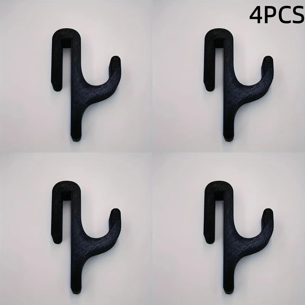 Modern Plastic Shower Hook close-up view