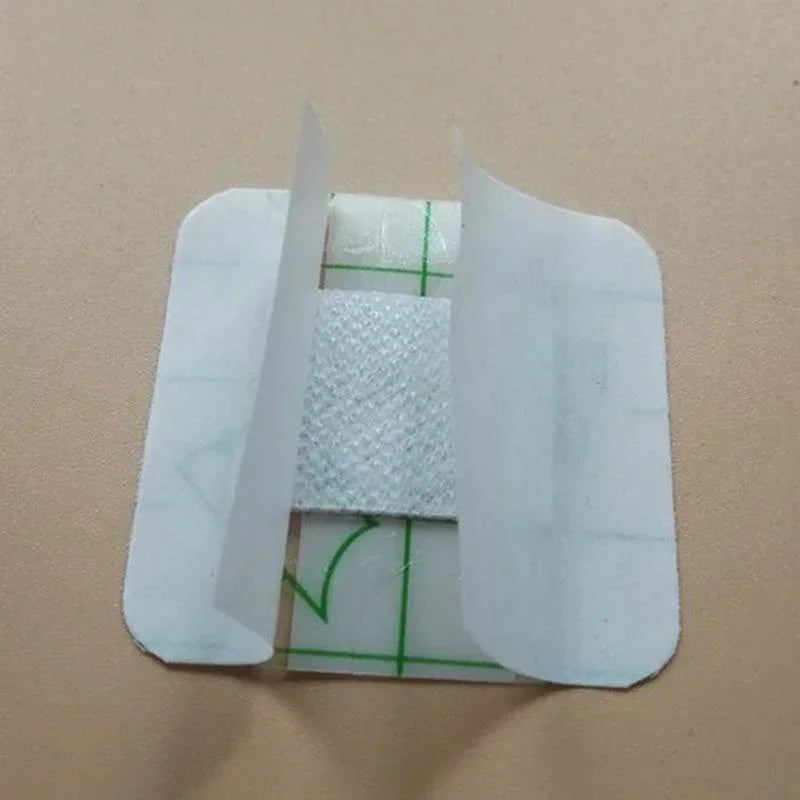 50pcs/100pcs Waterproof Adhesive Square Bandages | First Aid Wound Care Stickers lifestyle view