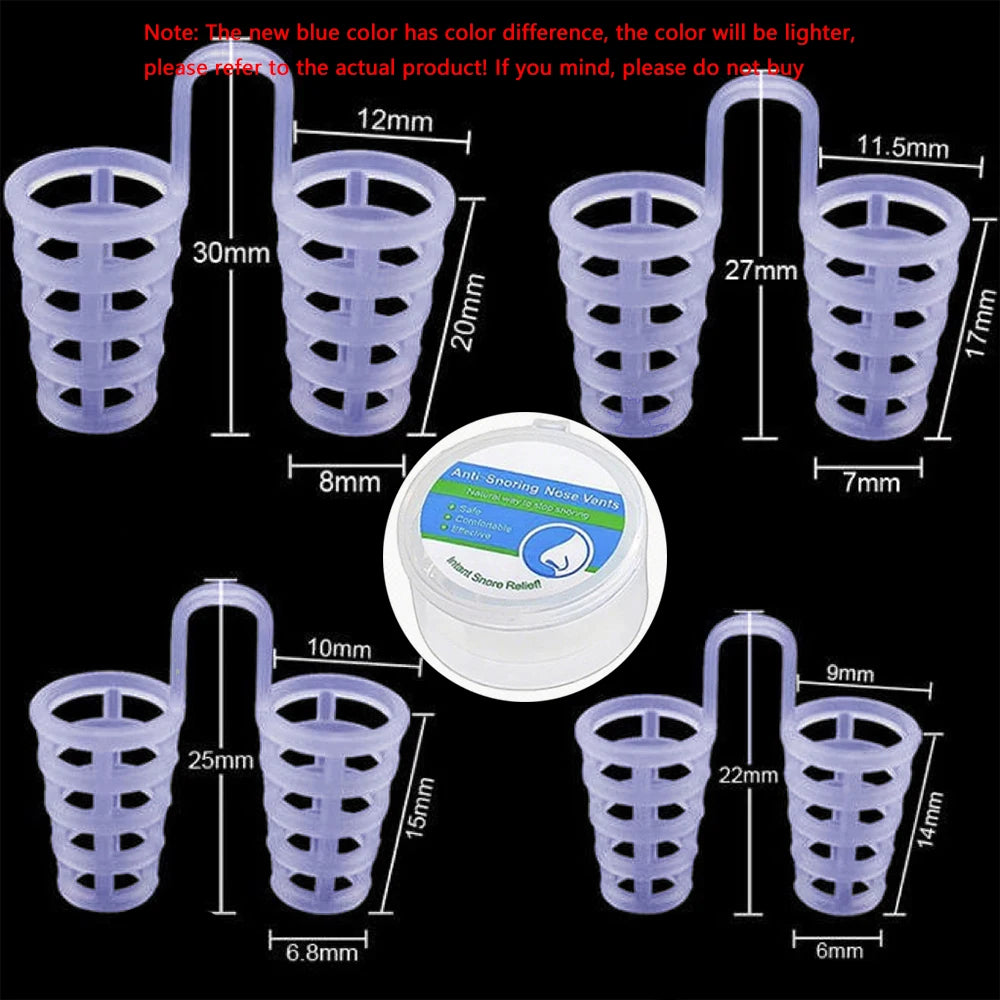 Blue Silicone Anti Snoring Devices | Nasal Dilators for Better Sleep detail view