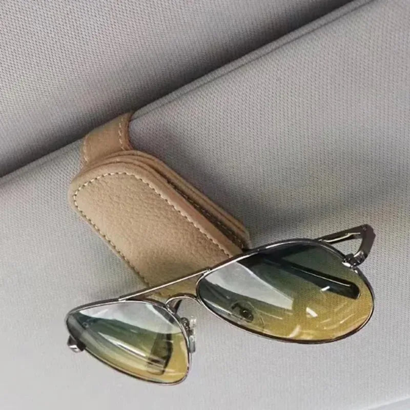 Visor Glasses Case Holder Sunglasses Clip Ticket Card Clip Portable Clip additional angle