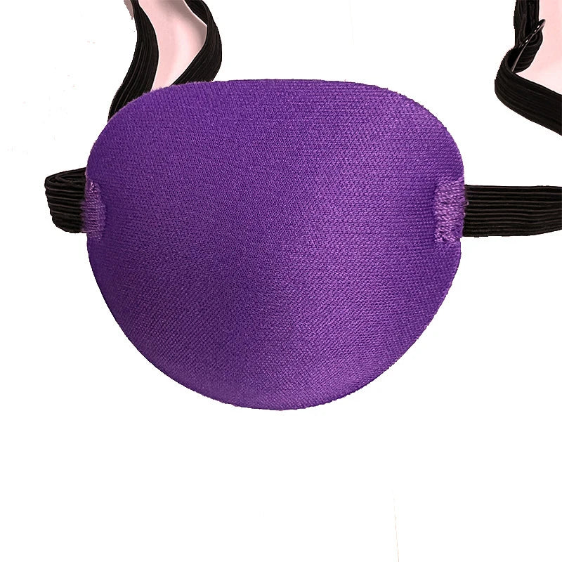 Single Eye Patch for Pirate Cosplay & Sleep Aid | Black Unisex Eyepatch alternate view
