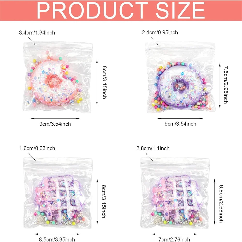Taba Squishy Squeeze Toys Fidget Squishy Food Toys Reduced Pressure Kawaii Donuts Waf lifestyle view