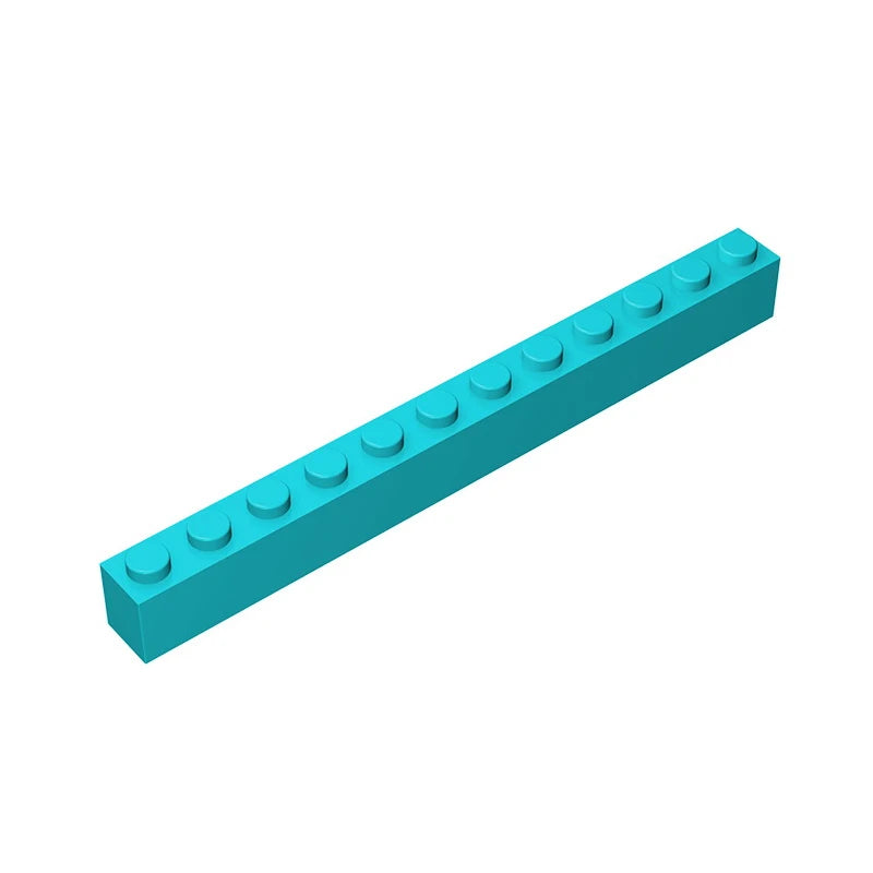 Gobricks GDS-538 Brick 1 x 12 | Compatible Building Block Pieces for DIY Construction close-up view