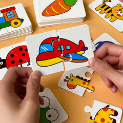 Montessori Cards Educational Toys for Children Learning Educational Puzzles Develop Cognitive Games