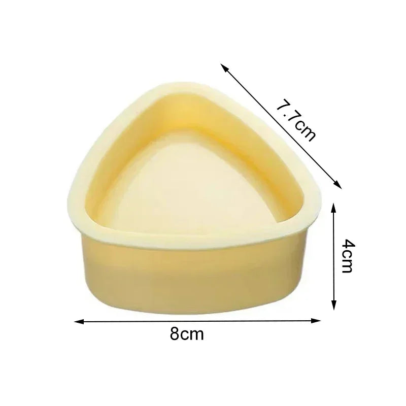 Triangles Sushi Mold Onigiri Maker | Japanese Bento Kitchen Gadget Set close-up view