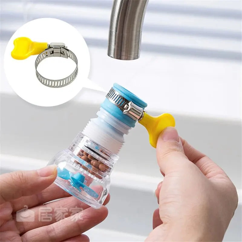Kitchen Anti-Splashing Faucet Can Rotate Extend The Filter Home Universal Water Fauce lifestyle view