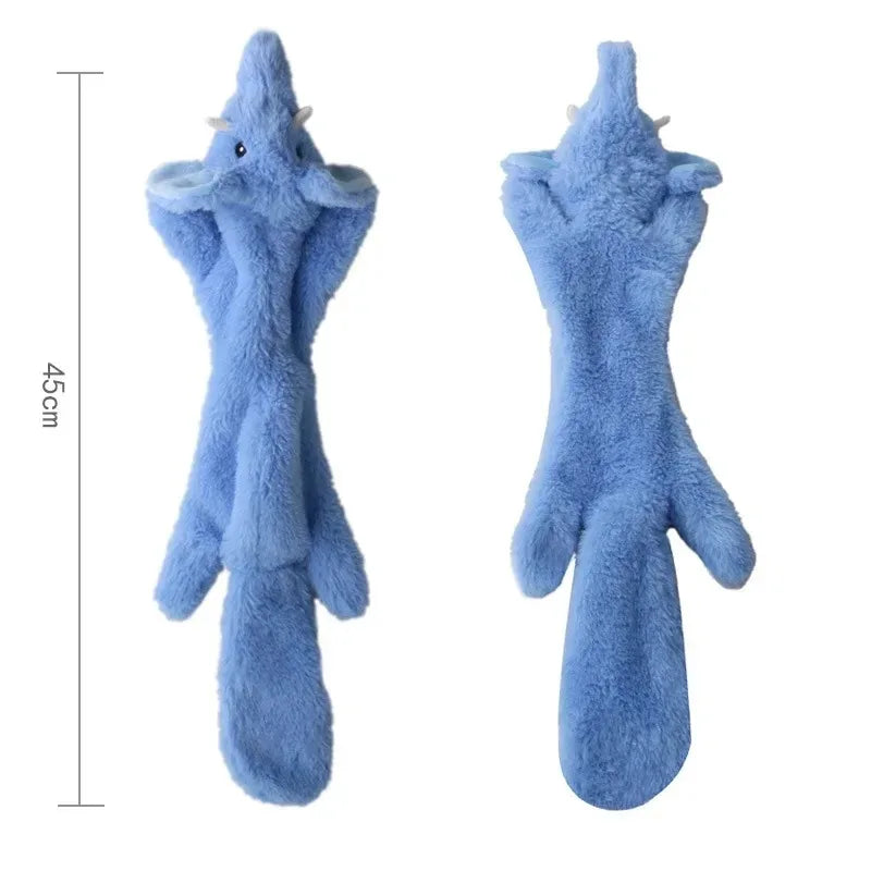 Soft Fleece Squeaky Dog Toy | Gentle Plush Toy for Small and Medium Dogs alternate view