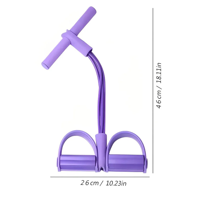 Four-Tube Pedal Tensioner | Multi-Functional Home Fitness Equipment additional angle