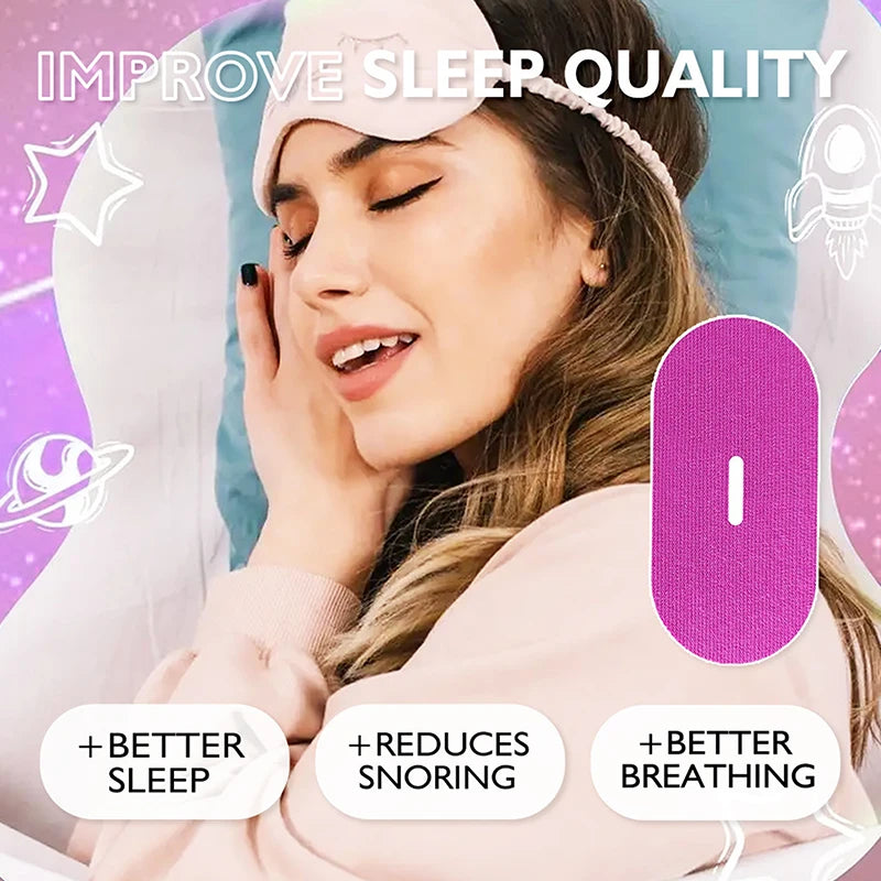 Anti Snoring Sleep Mouth Tape | Gentle Nasal Breathing Aid lifestyle view