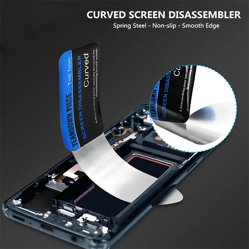 Curved LCD Screen Opening Pry Tool Set | Ultra Thin Flexible Spudger for Phone Repair alternate view