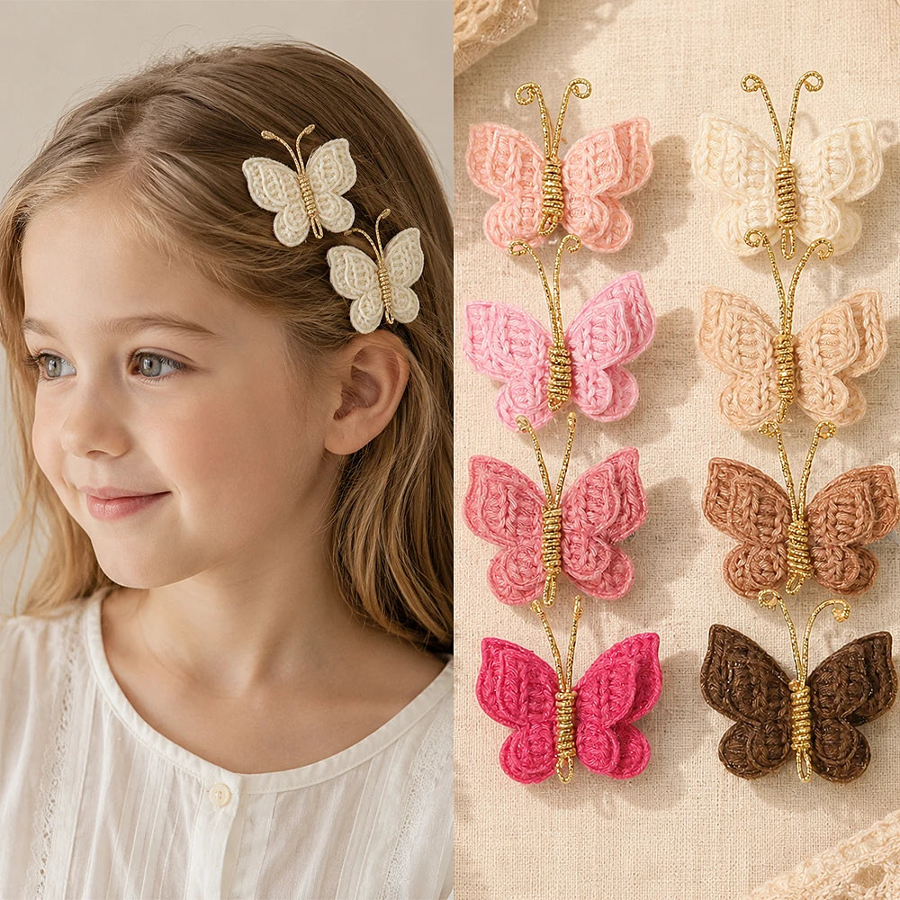 1 Set Butterfly Hair Clips 3 Styles of Butterfly Clips Children Teenagers To Decorate Wear in Daily Life Girls' Hair Accessories