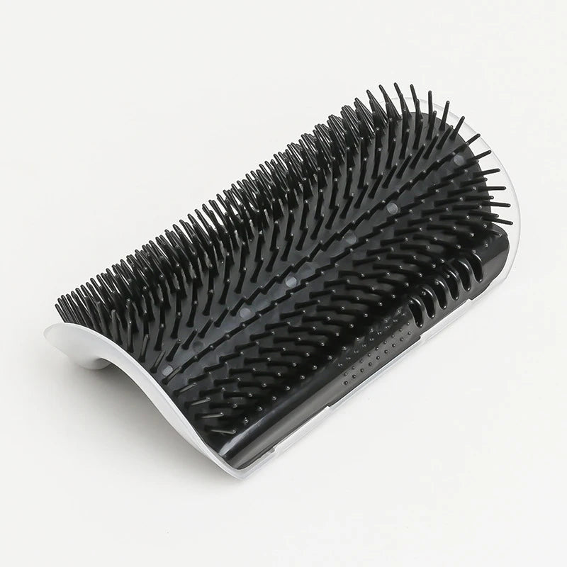 Cat Brush Comb Cat Toy with Catnip Cat Wall Brush Corner Cat Scratcher Massage Self Groo detail view
