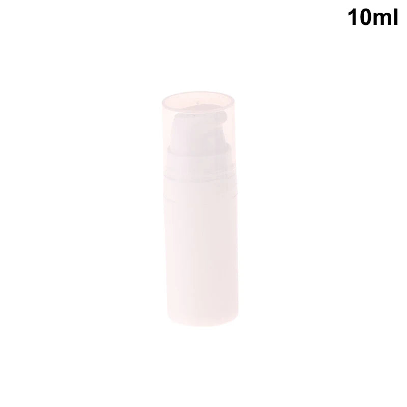 Refillable Lotion Bottles Airless Pump Vacuum Toiletries Container Empty Plastic Co additional angle