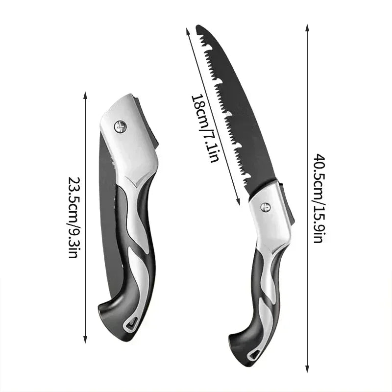 Folding Hand Saw – Portable Pruning and Woodworking Tool