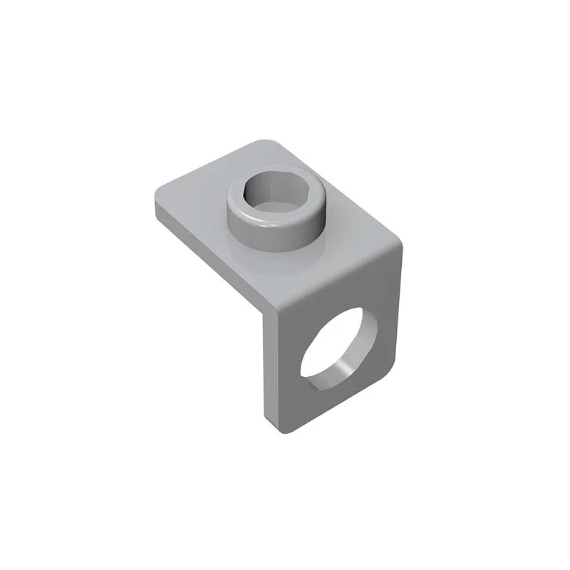 Gobricks GDS-1165 Minifig Neck Bracket with Back Stud | Thin Back Wall Building Blo additional angle