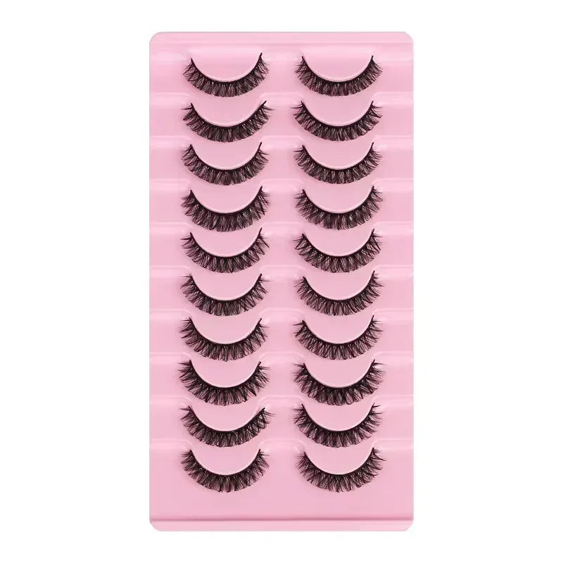 10Pairs 3D Mink Lashes Russian Strip Lash | Dramatic False Eyelashes for Full Volume lifestyle view