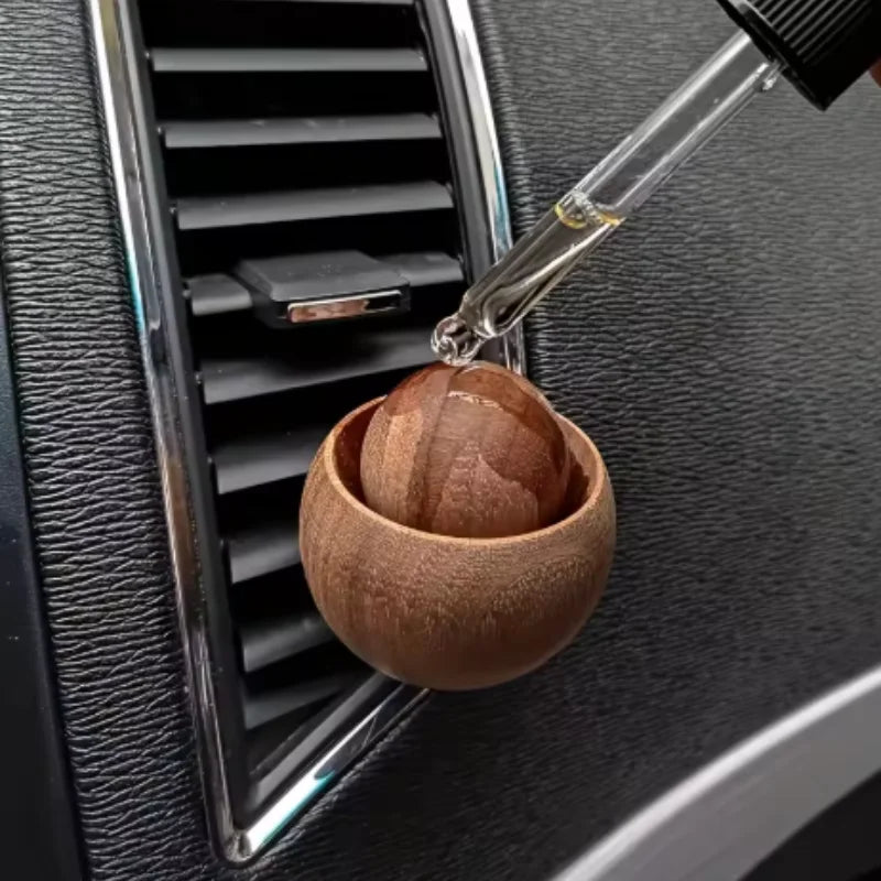 Wooden Essential Oil Diffuser | Mini Car and Home Fragrance Aroma Diffuser alternate view