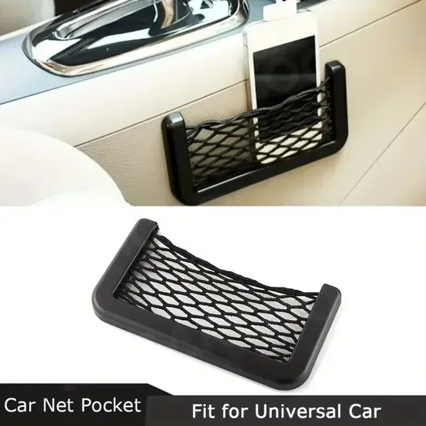 Car Mesh Storage Bag Universal Elastic Interior Organizer