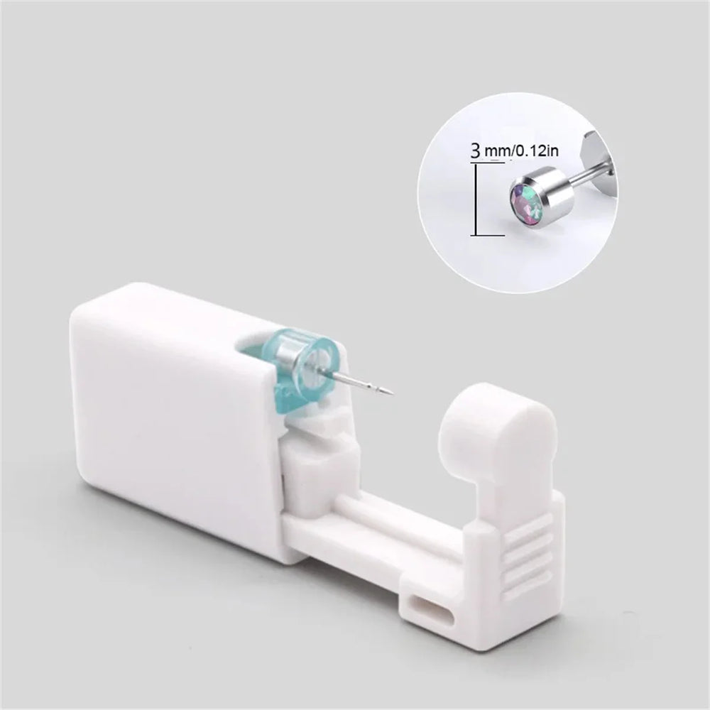 EVISPOL 1Pc Cartilage Tragus Helix Piercing Gun Disposable Sterile Ear Piercing Kit No P detail view