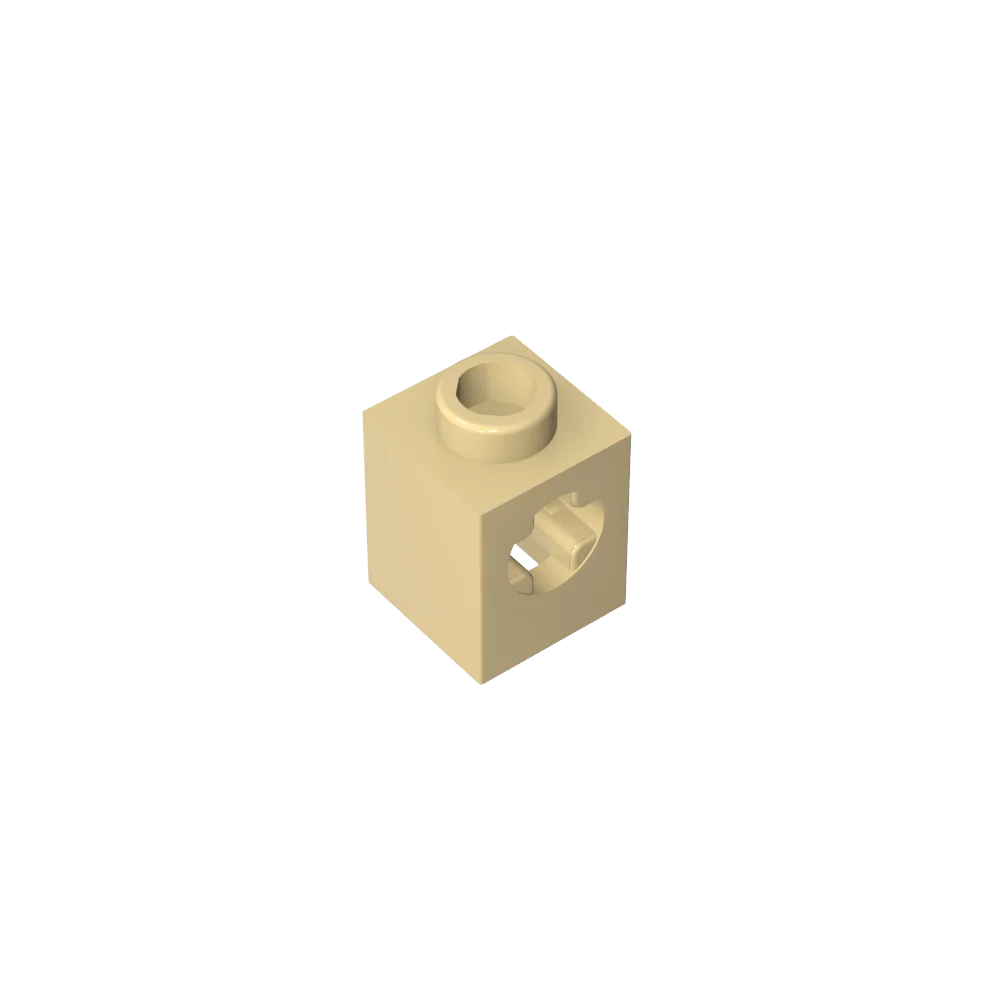 Gobricks GDS-2196 Technical Brick 1 x 1 with Axle Hole | Building Block for Lego additional angle
