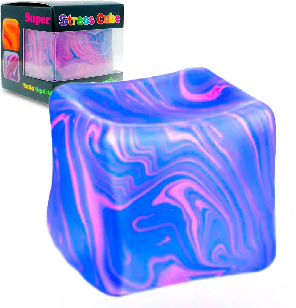 Needoh Style Snowflake Ice Cube Malt Sugar Squishy | Blind Box Stress Relief Toy close-up view