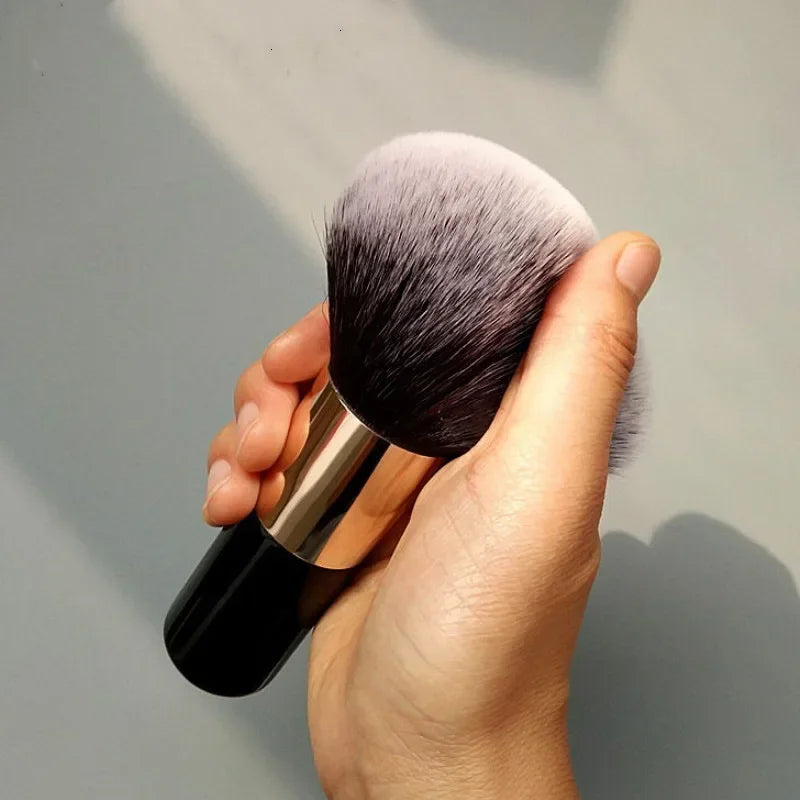 Large Size Powder Foundation Brush | Professional Makeup Brush for Blush, Bronzer, and S detail view
