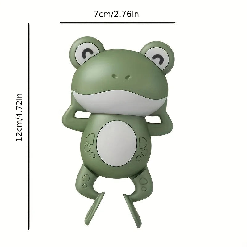 Frog Bath Toy - Non-toxic Plastic, Suitable for Water Games , Ideal Shower&Swimming Po close-up view