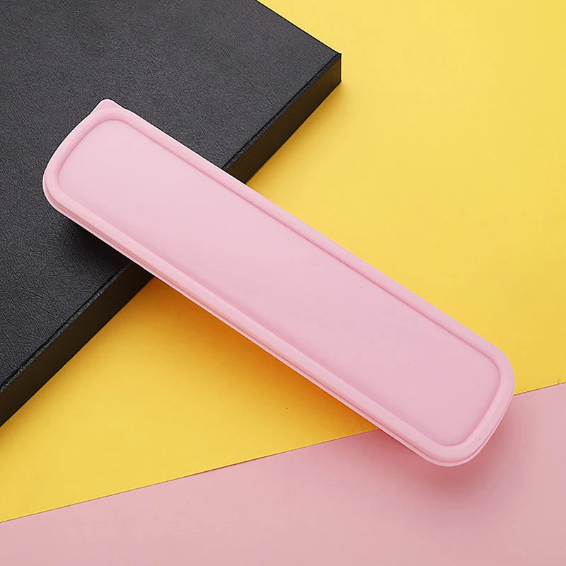 Portable Tableware Storage Box | Multicolor Cutlery Case for Travel and Home close-up view