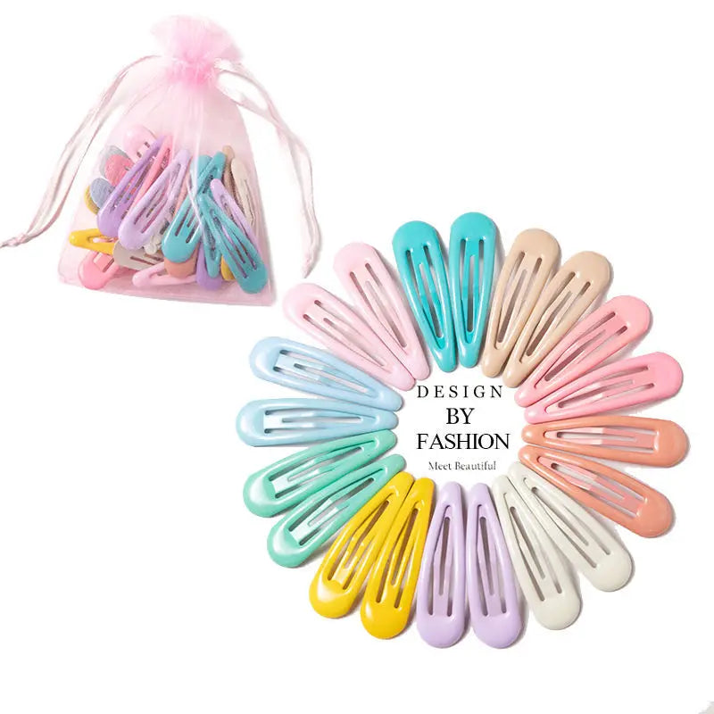 40PCS to 10PCS Hair Clips Girls Cute Candy color Hair Accessories Candy Color Style Hair detail view