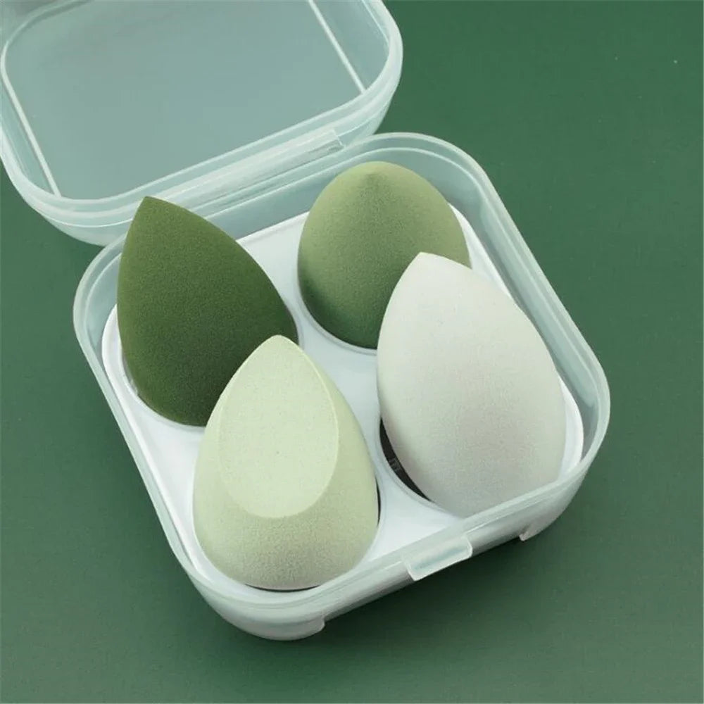 4/8pcs Makeup Sponge Blender Set | Soft Latex Foundation Blending Sponges additional angle