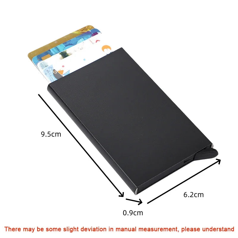 RFID Blocking Slim Wallet | Minimalist Metal Card Holder additional angle