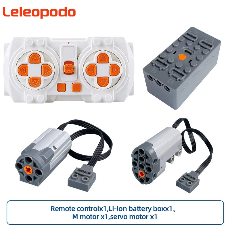 MOC Power Functions Enhanced Version M L XL Servo Red Motor Technical Part Building additional angle