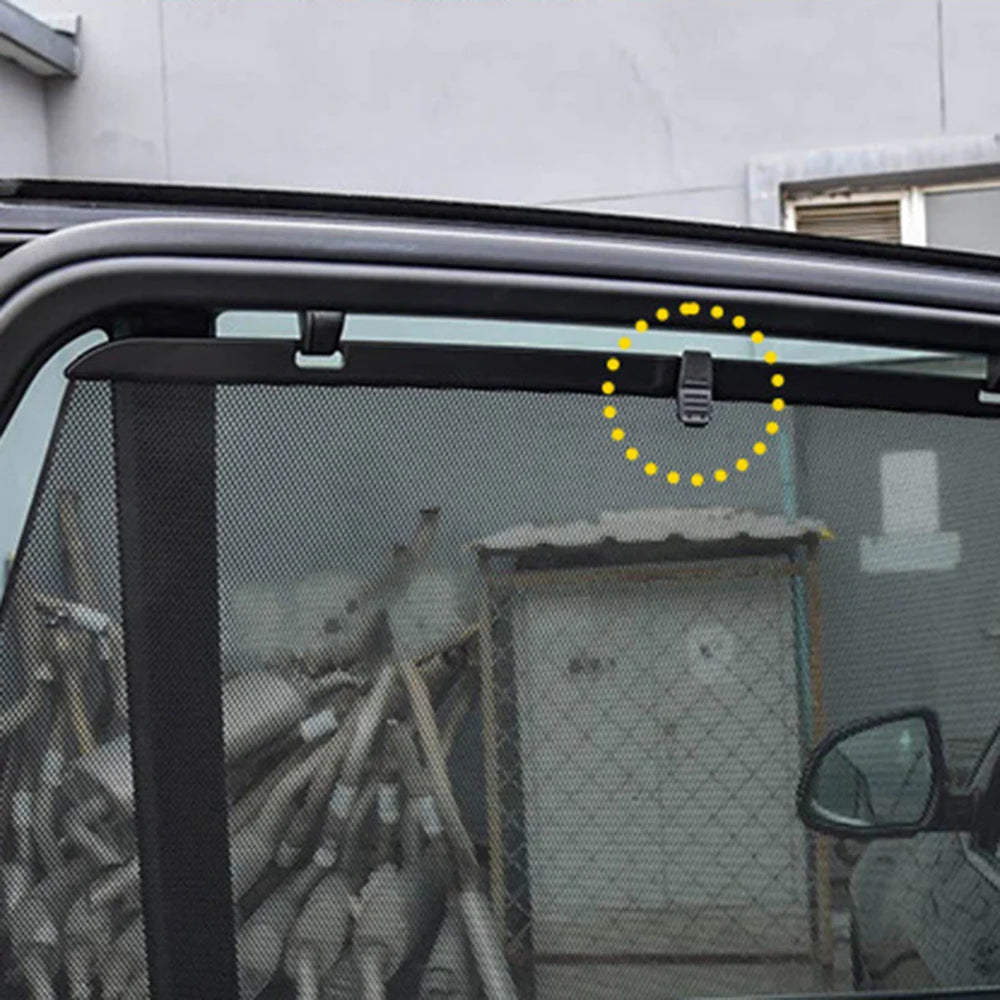 As Shown In The Picture Privacy Control Hooks Sunshade Curtain System Optimal Coverage close-up view