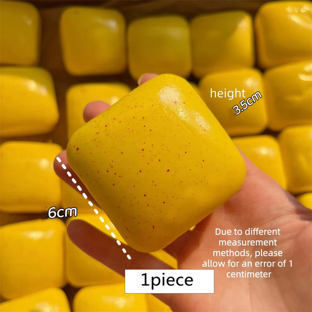 Squishy Simulated Square Bread Squeeze Toy Stress Relief Slow Rising Small Toast Sens alternate view
