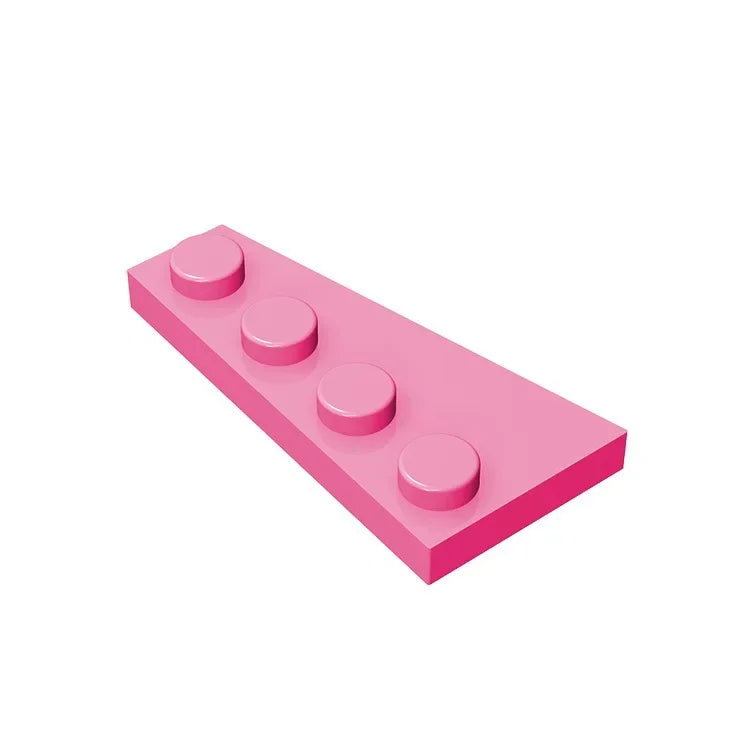 Gobricks GDS-549 Wedge Plate 4 x 2 Right | Building Block for Compatible DIY Sets detail view