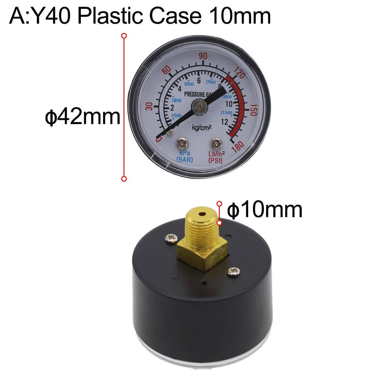 1pc Pressure Gauge for Air Compressor | Power Tool Replacement Accessory alternate view