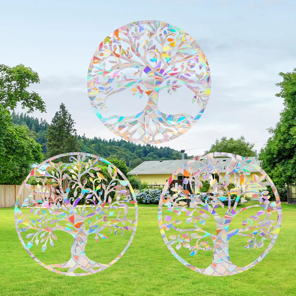 Rainbow Reflective Sticker | PVC Waterproof Window Decal lifestyle view