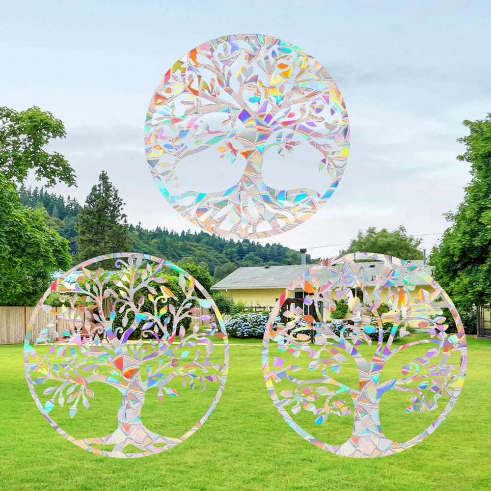 Rainbow Reflective Sticker | PVC Waterproof Window Decal lifestyle view